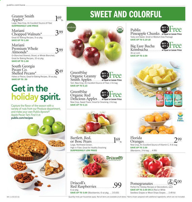 Publix (AL, FL, GA, NC, SC, TN, VA) Weekly Ad Flyer November 5 to November 11