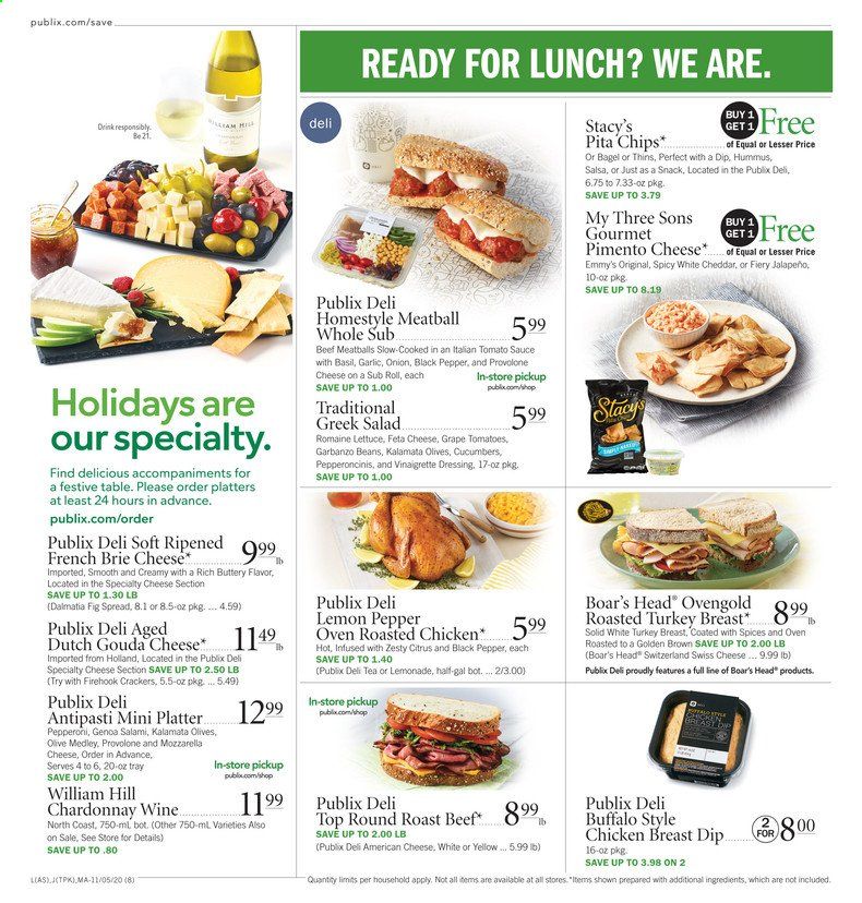 Publix (AL, FL, GA, NC, SC, TN, VA) Weekly Ad Flyer November 5 to November 11