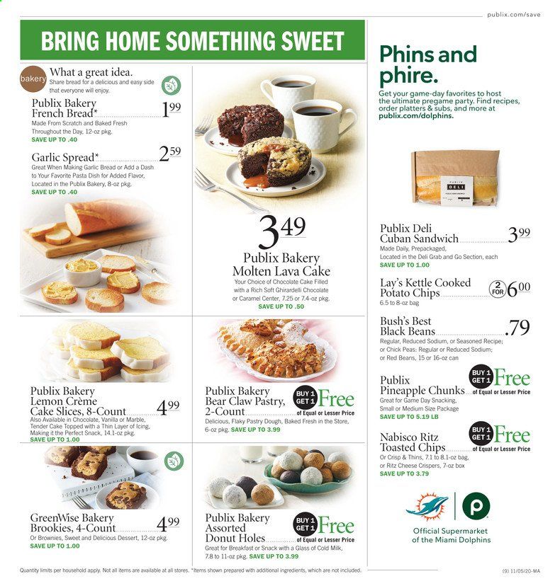 Publix (AL, FL, GA, NC, SC, TN, VA) Weekly Ad Flyer November 5 to November 11