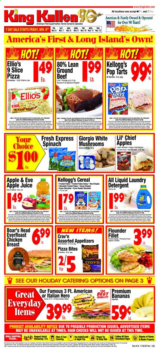 King Kullen Weekly Ad Flyer November 6 to November 12