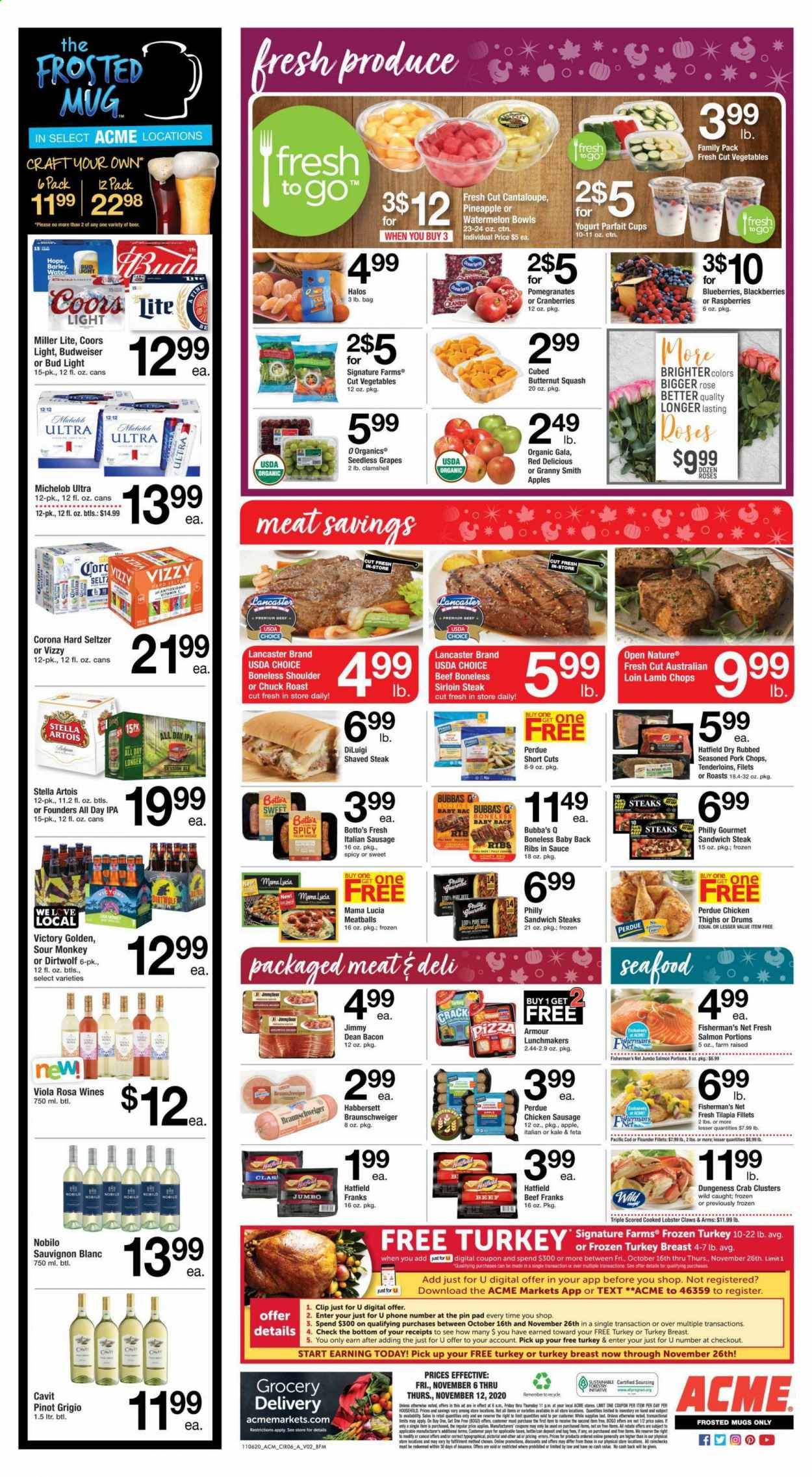 ACME Weekly Ad Flyer November 6 to November 12