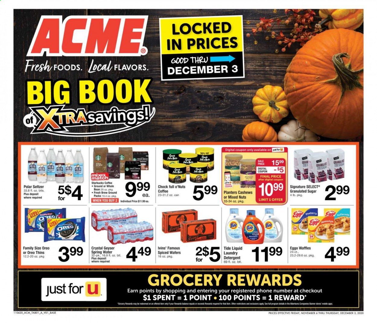 ACME Weekly Ad Flyer November 6 to December 3