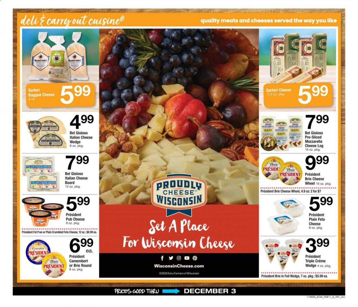 ACME Weekly Ad Flyer November 6 to December 3