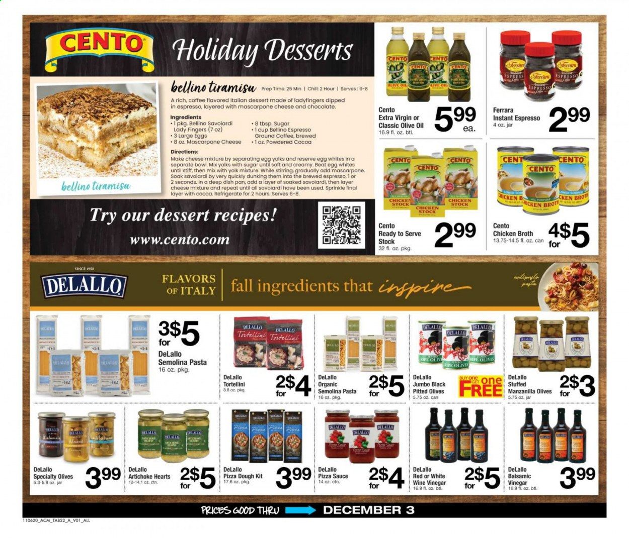 ACME Weekly Ad Flyer November 6 to December 3