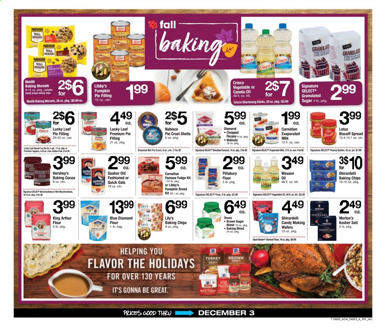 ACME Weekly Ad Flyer November 6 to December 3