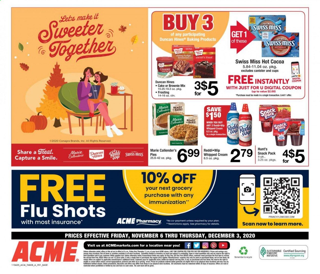 ACME Weekly Ad Flyer November 6 to December 3
