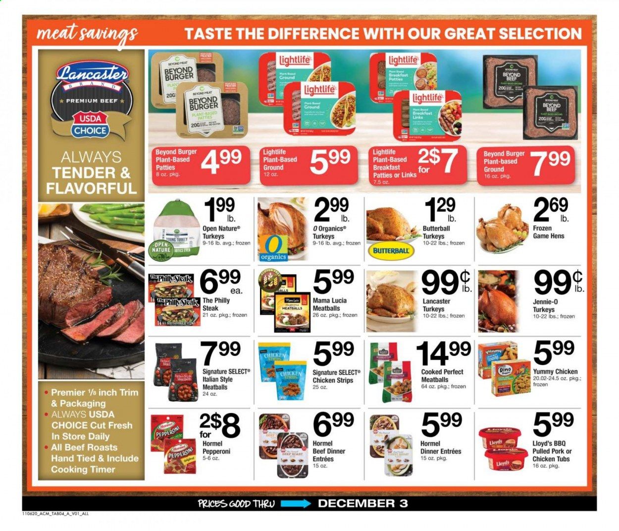 ACME Weekly Ad Flyer November 6 to December 3