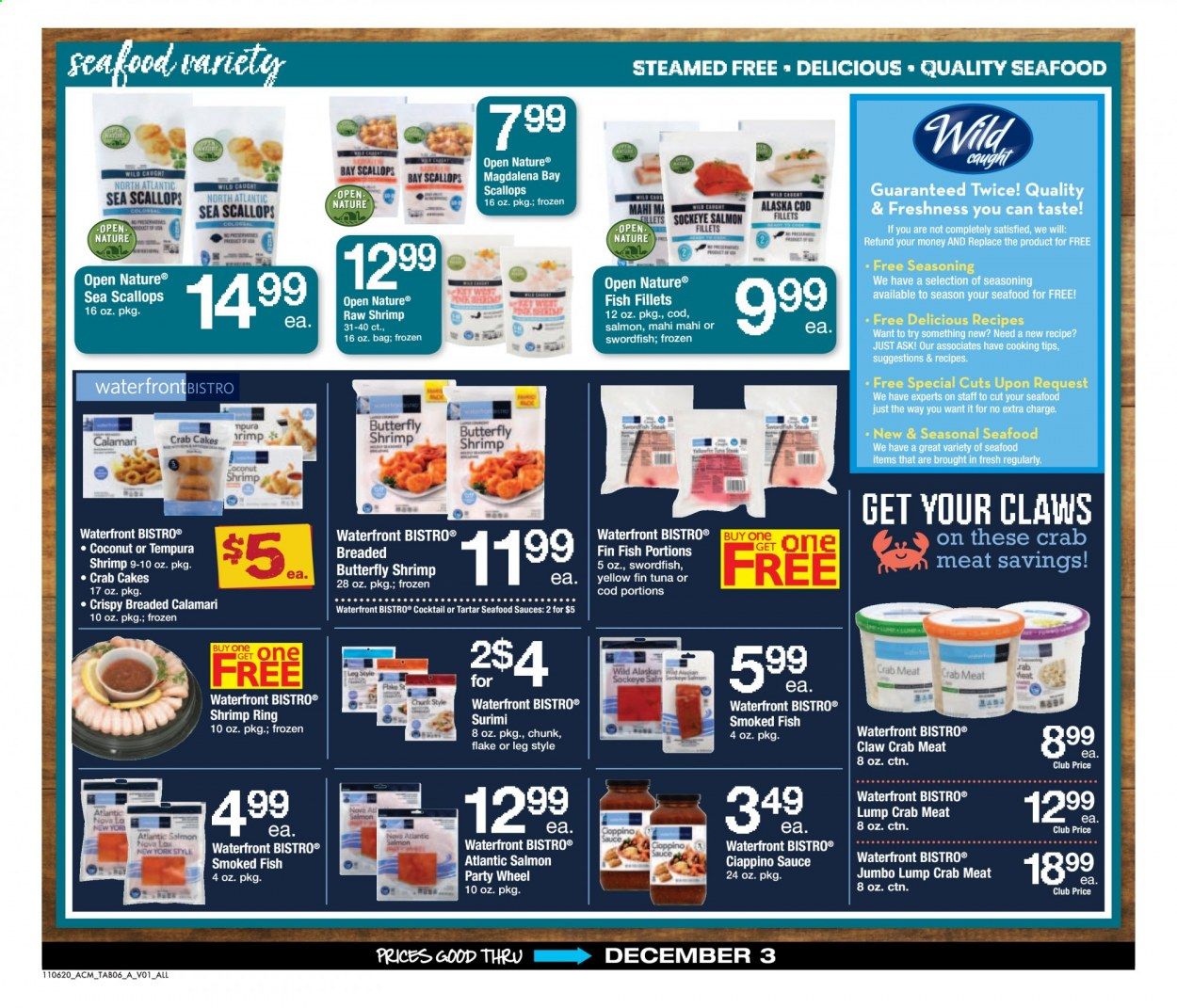ACME Weekly Ad Flyer November 6 to December 3