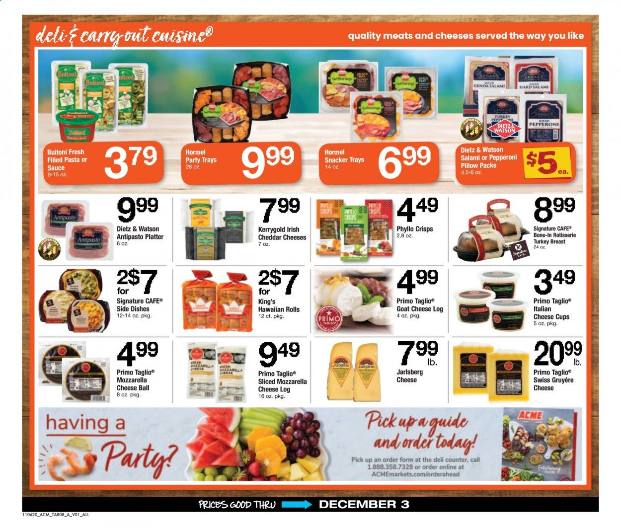 ACME Weekly Ad Flyer November 6 to December 3