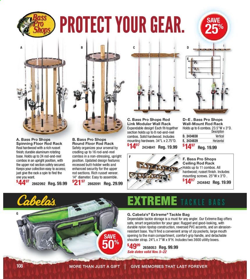 Bass Pro Shops Weekly Ad Flyer November 5 to January 30