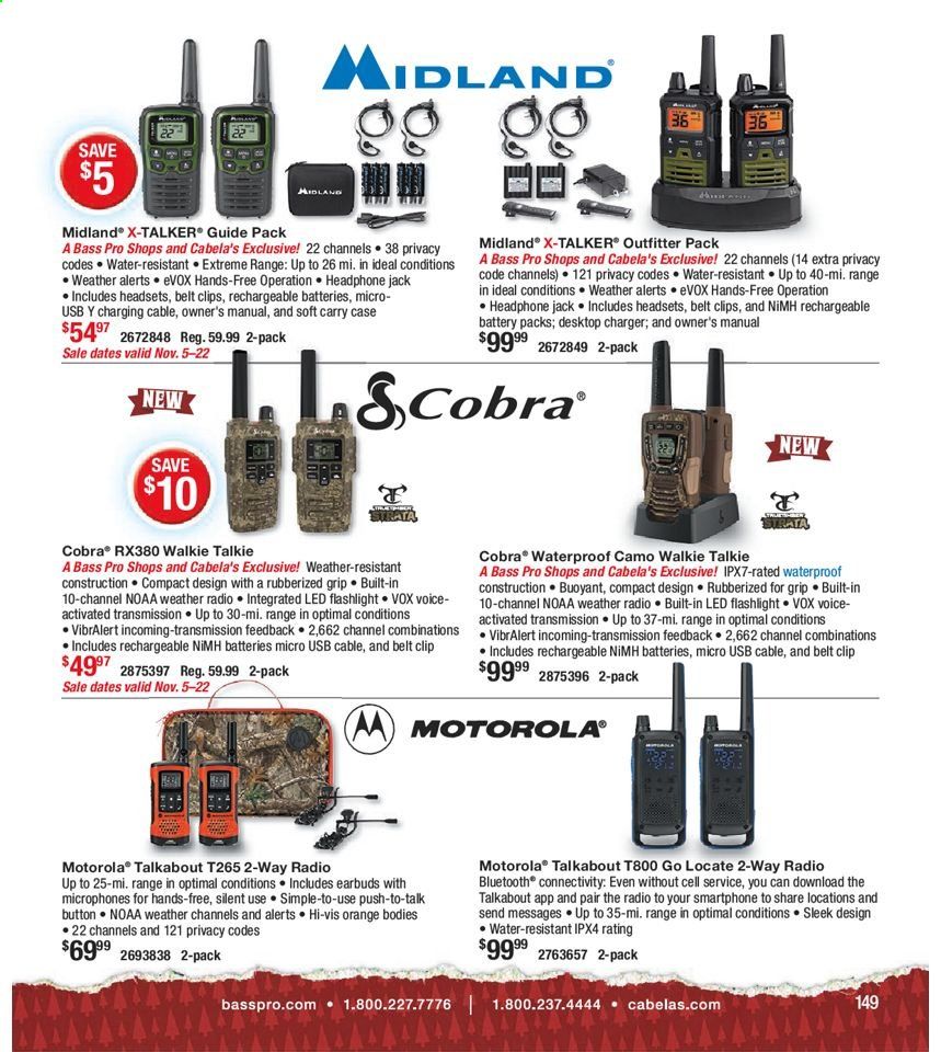 Bass Pro Shops Weekly Ad Flyer November 5 to January 30