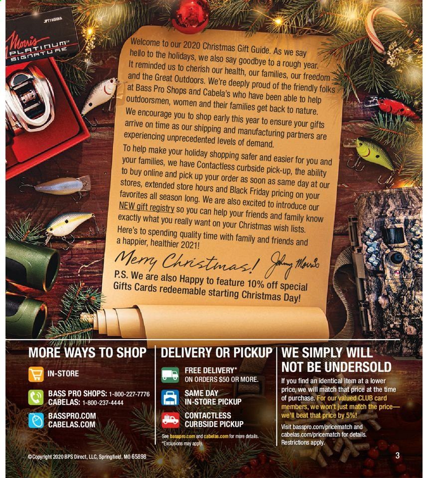 Bass Pro Shops Weekly Ad Flyer November 5 to January 30