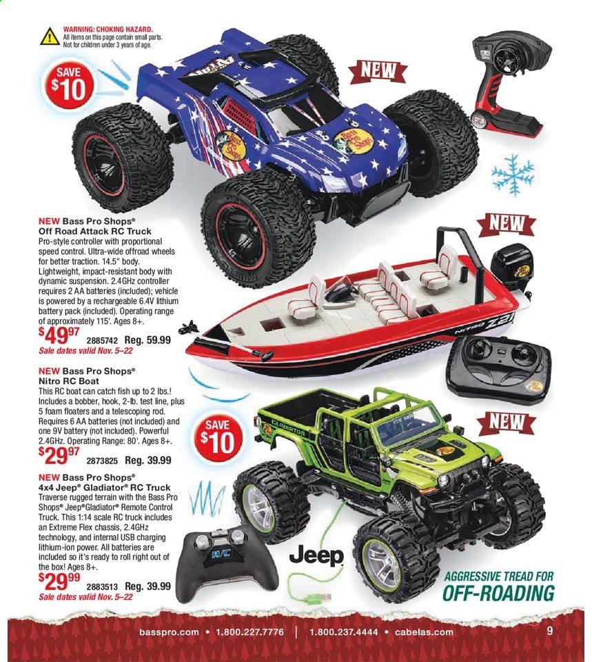 Bass Pro Shops Weekly Ad Flyer November 5 to January 30