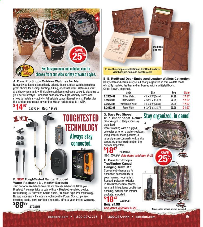 Bass Pro Shops Weekly Ad Flyer November 5 to January 30