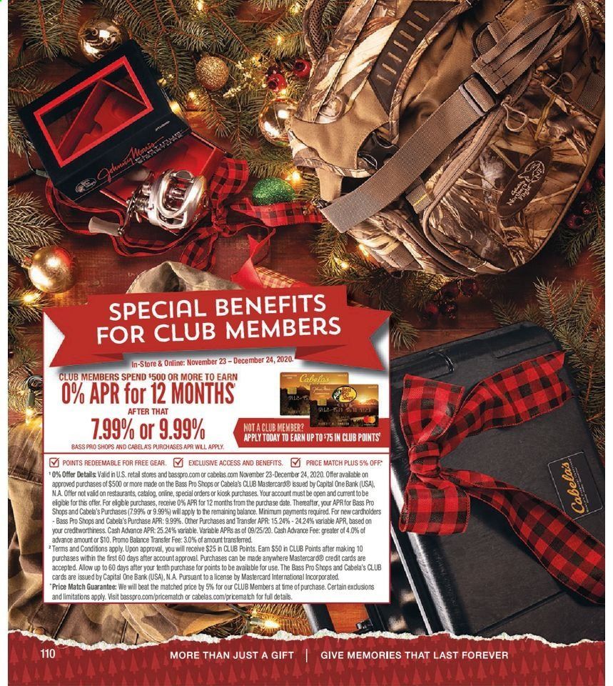 Cabela's Weekly Ad Flyer November 5 to January 30