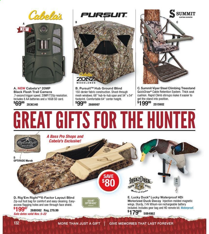Cabela's Weekly Ad Flyer November 5 to January 30