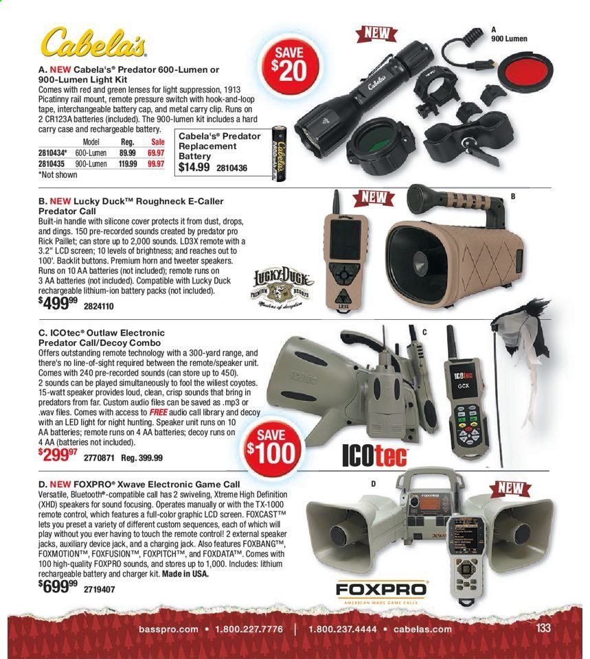 Cabela's Weekly Ad Flyer November 5 to January 30