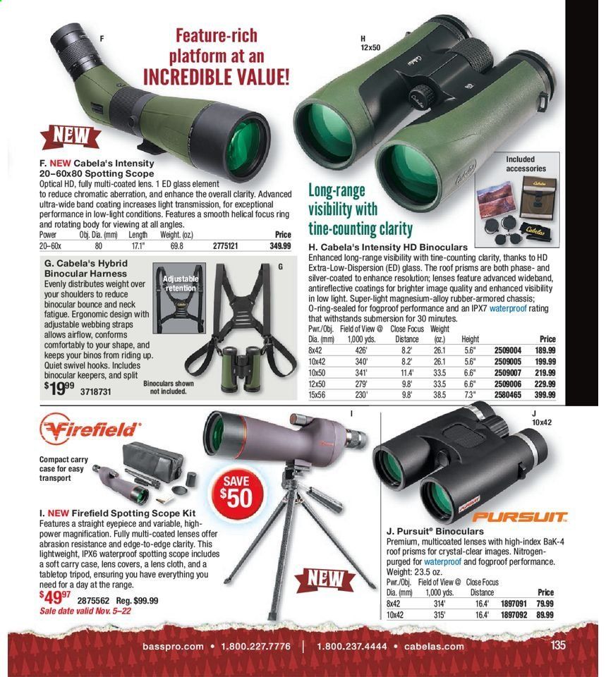 Cabela's Weekly Ad Flyer November 5 to January 30