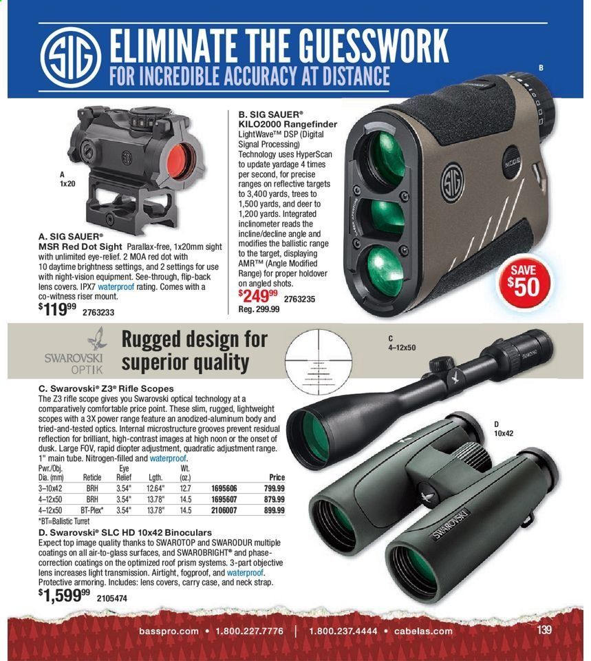 Cabela's Weekly Ad Flyer November 5 to January 30