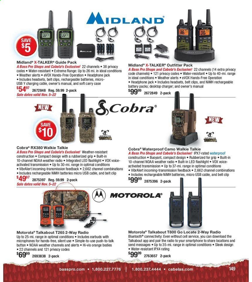 Cabela's Weekly Ad Flyer November 5 to January 30