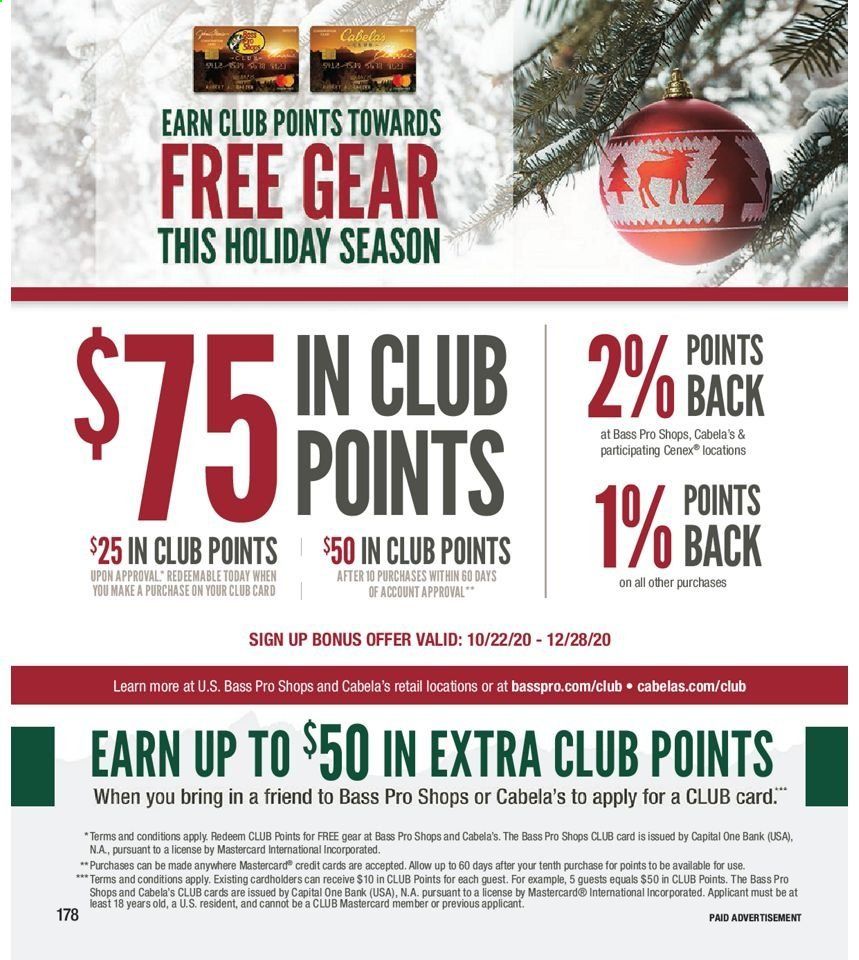 Cabela's Weekly Ad Flyer November 5 to January 30