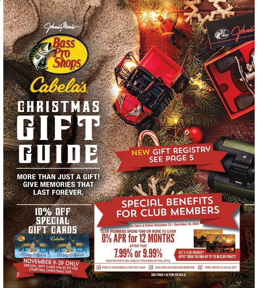 Cabela's Weekly Ad Flyer November 5 to January 30