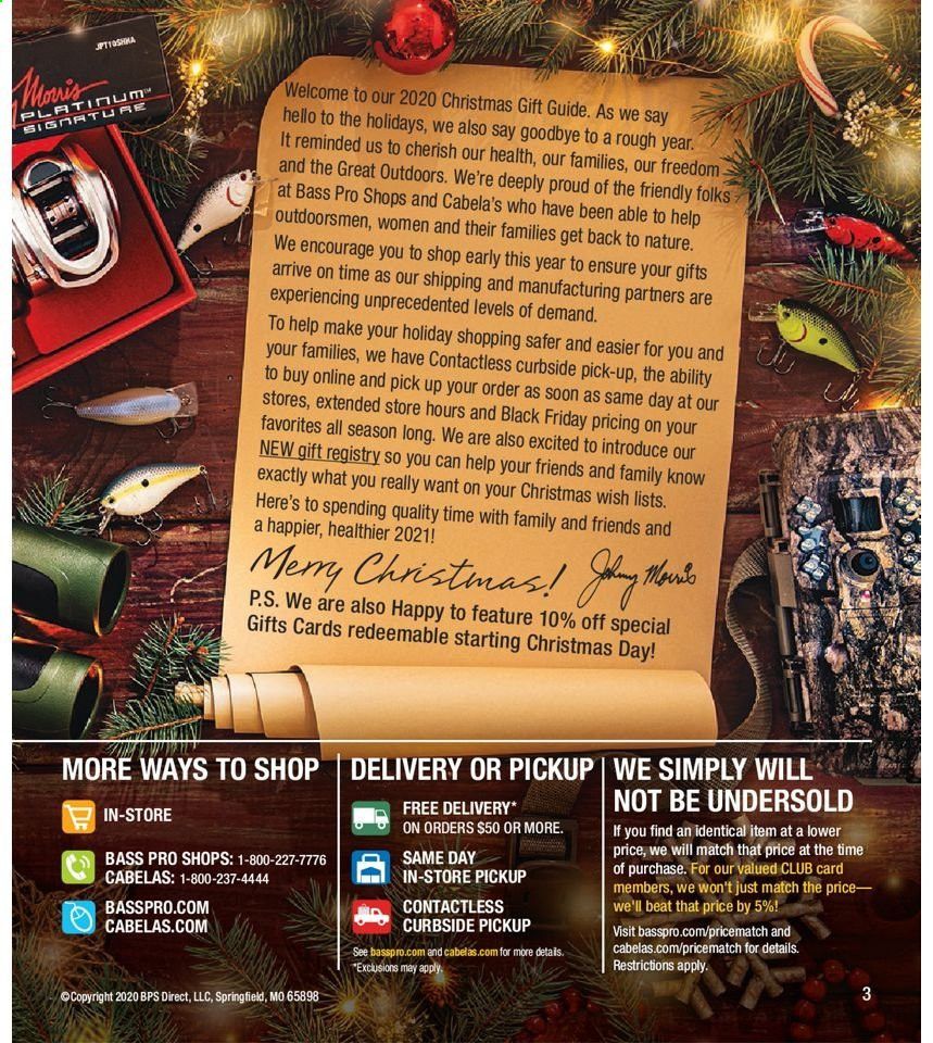 Cabela's Weekly Ad Flyer November 5 to January 30