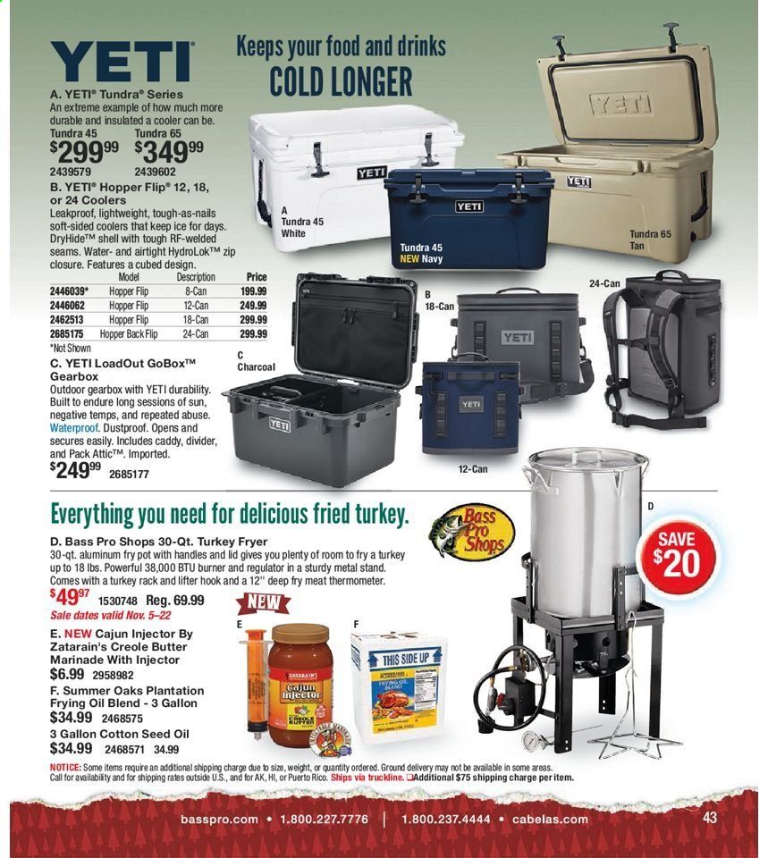 Cabela's Weekly Ad Flyer November 5 to January 30