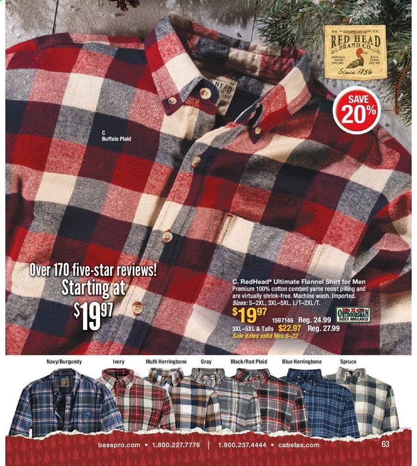 Cabela's Weekly Ad Flyer November 5 to January 30