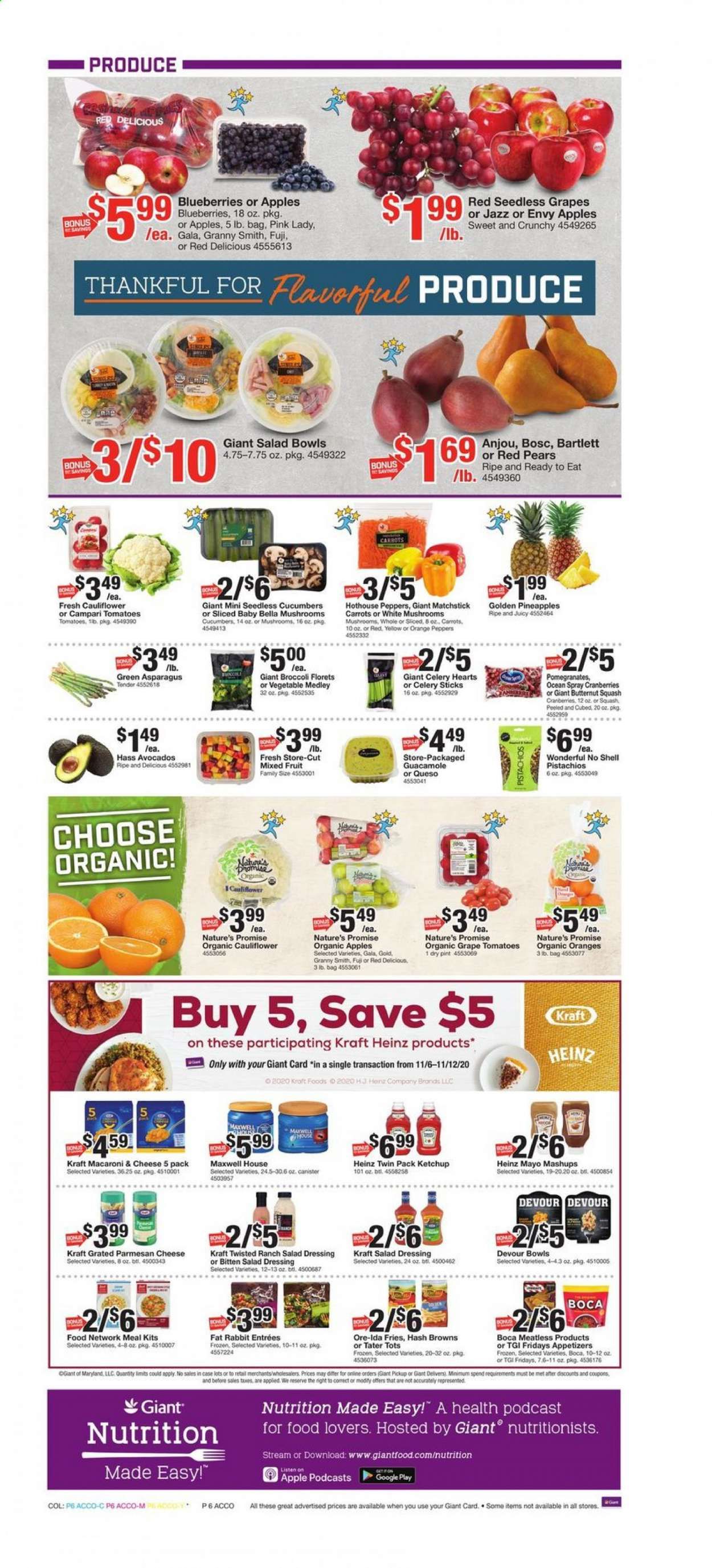 Giant Food Weekly Ad Flyer November 6 to November 12