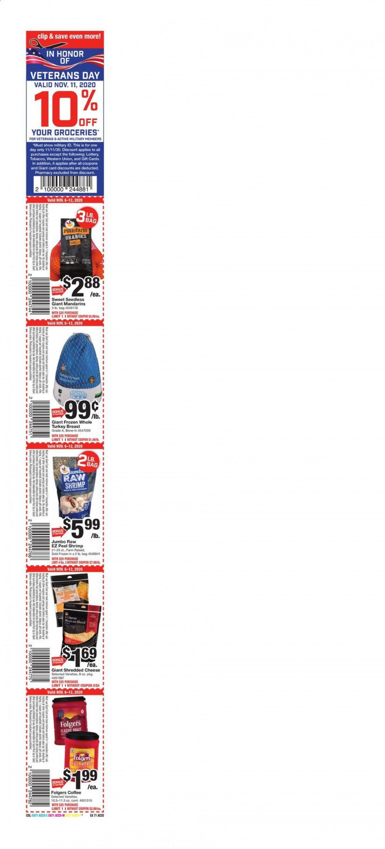 Giant Food Weekly Ad Flyer November 6 to November 12