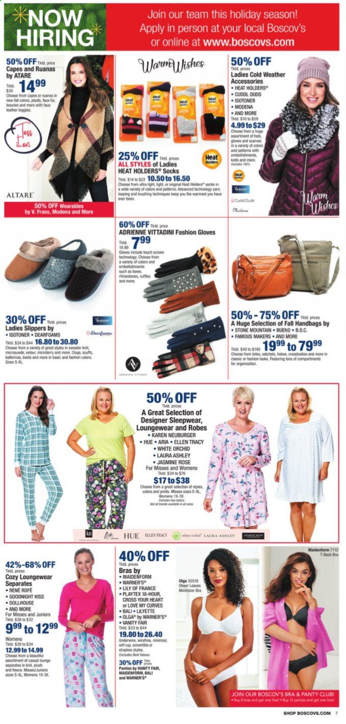 Boscov's Weekly Ad Flyer November 5 to November 10