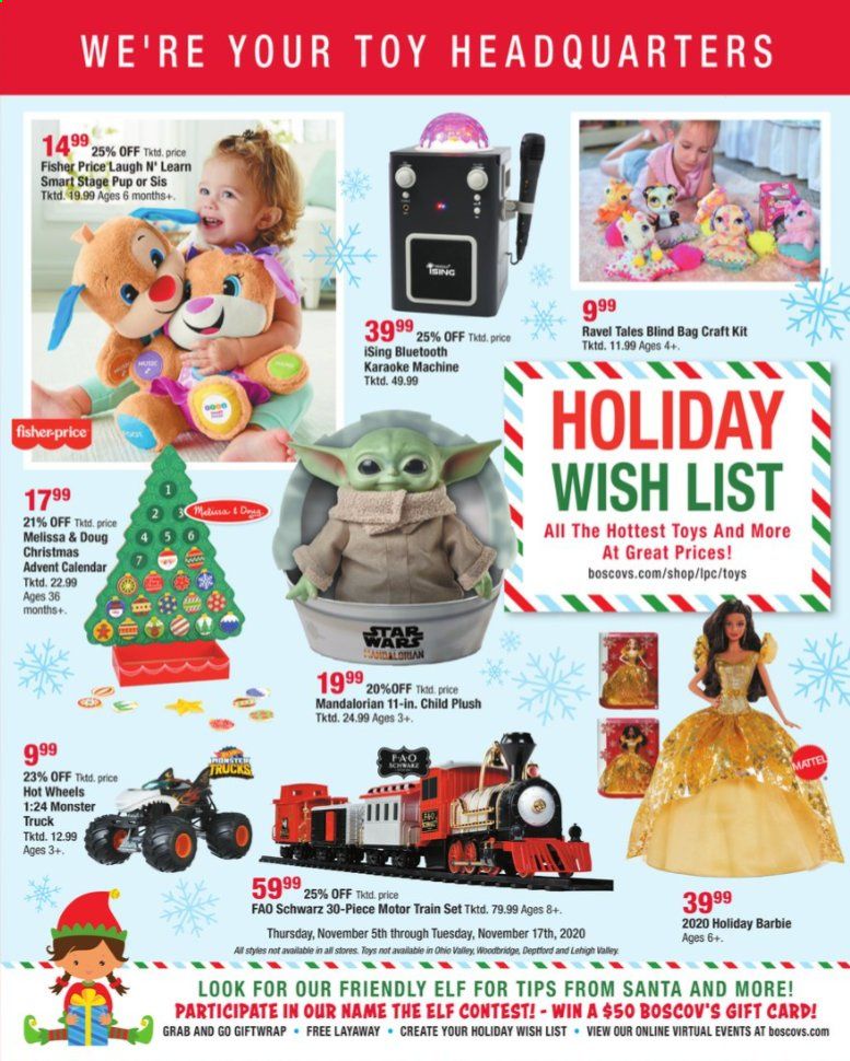 Boscov's Weekly Ad Flyer November 5 to November 17