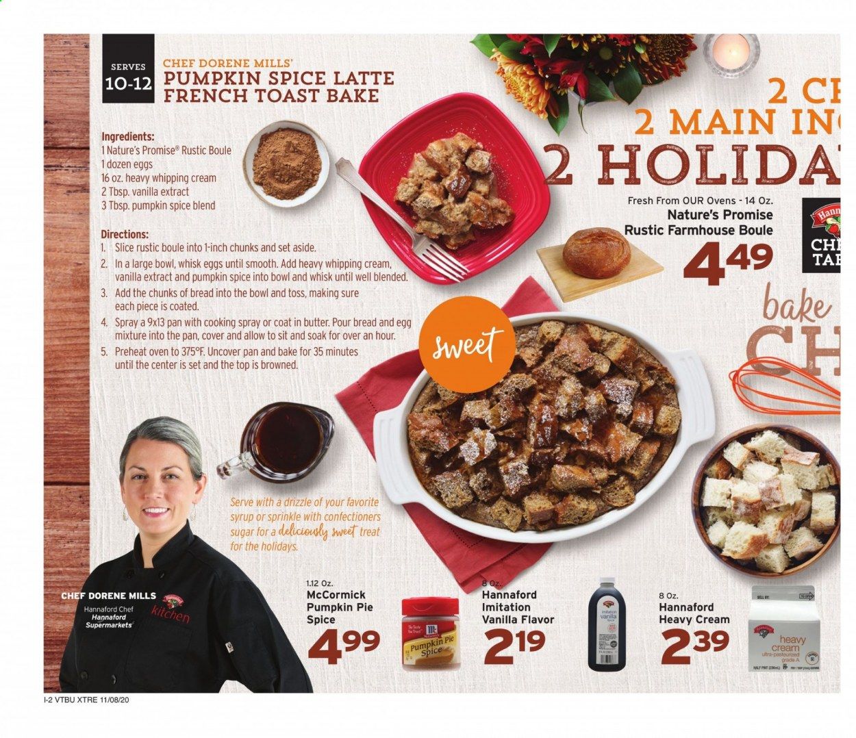 Hannaford (ME) Weekly Ad Flyer November 8 to November 14