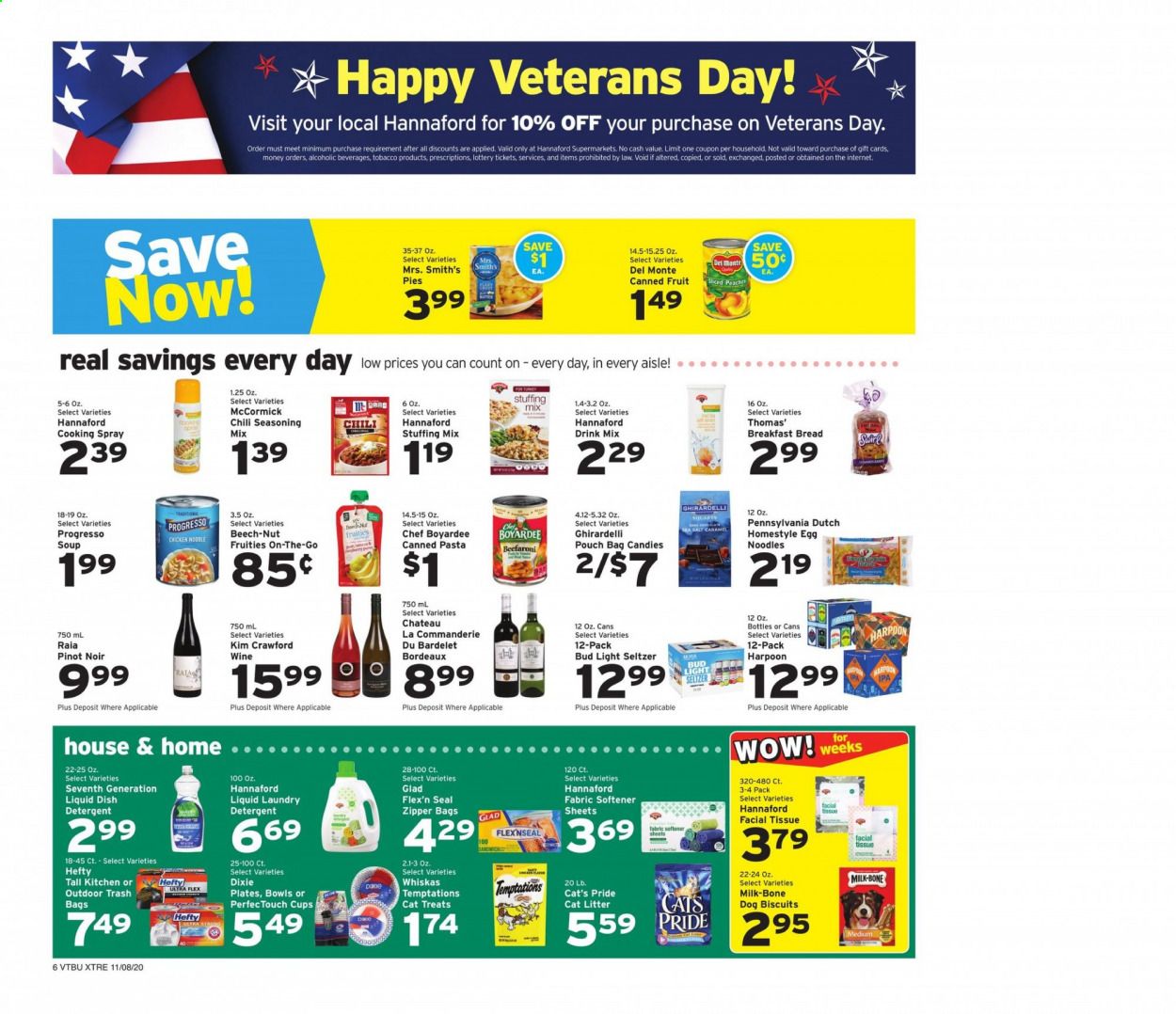 Hannaford (ME) Weekly Ad Flyer November 8 to November 14