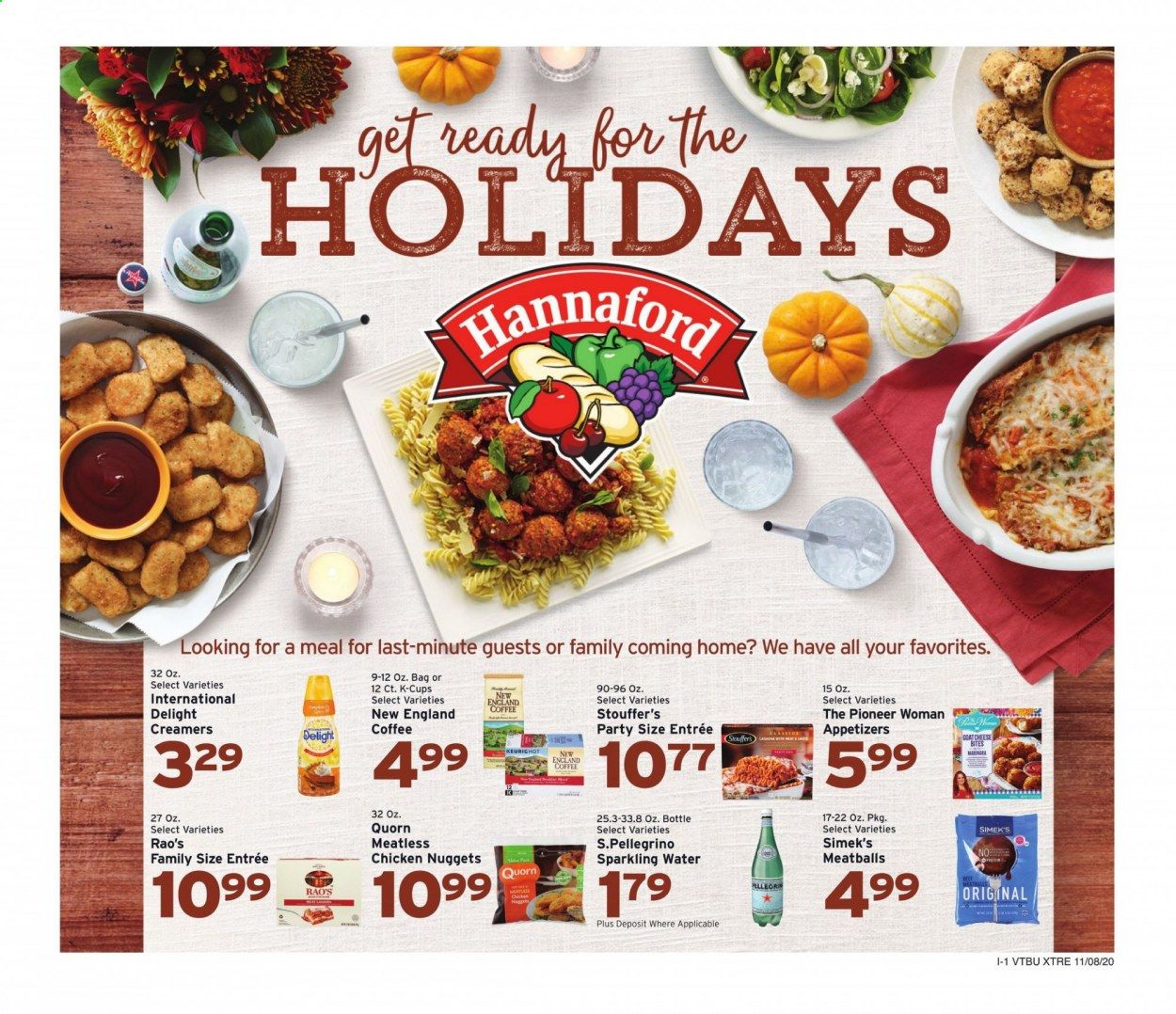 Hannaford (ME) Weekly Ad Flyer November 8 to November 14