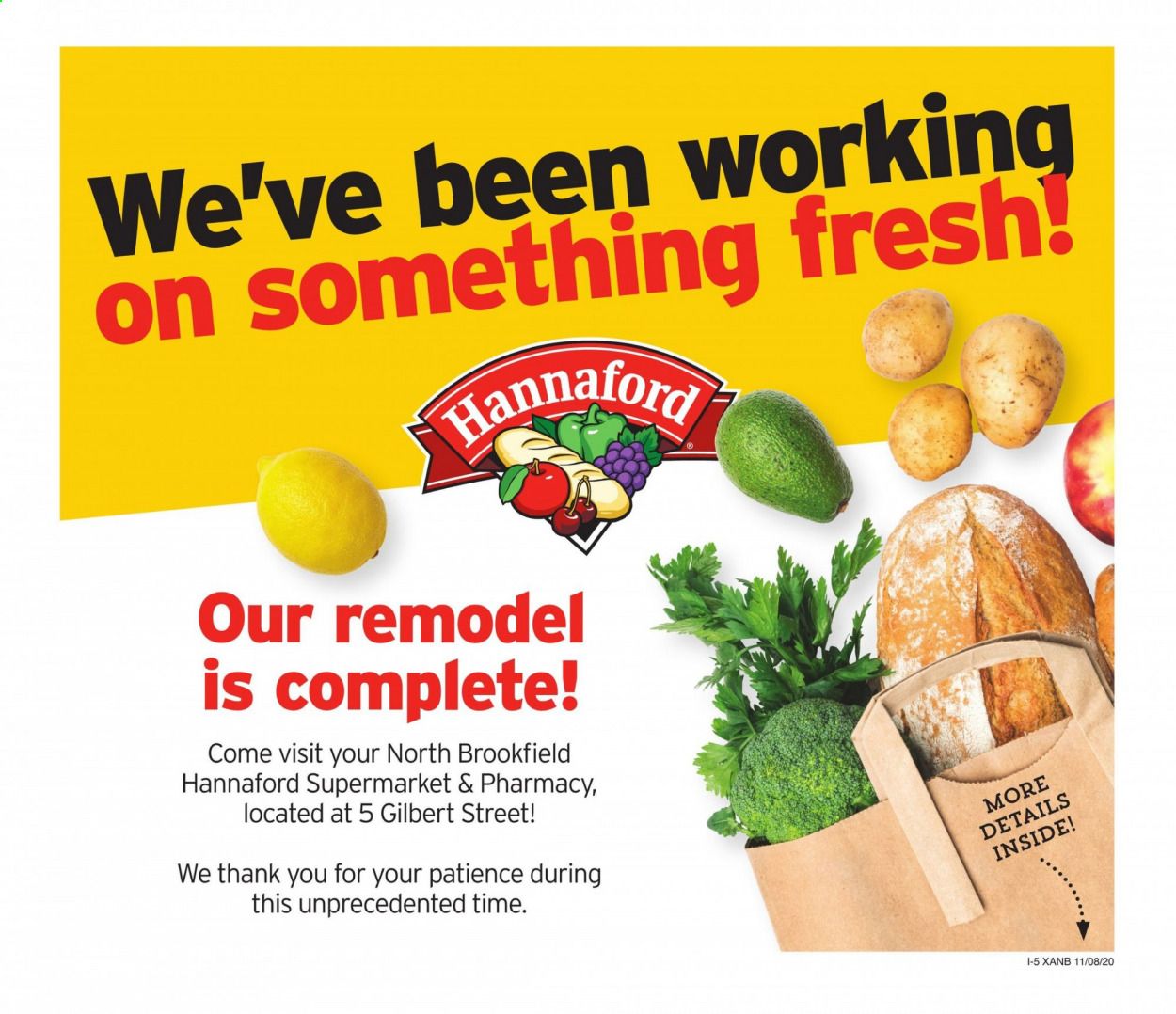 Hannaford (MA) Weekly Ad Flyer November 8 to November 14