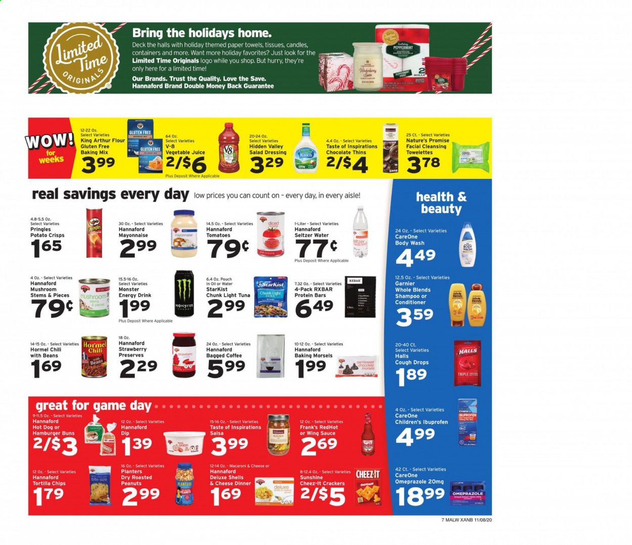 Hannaford (MA) Weekly Ad Flyer November 8 to November 14