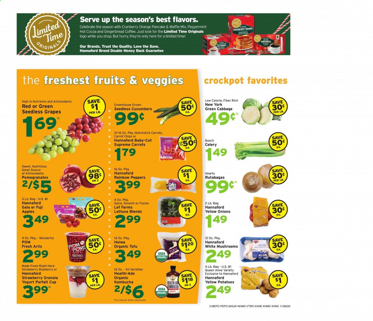 Hannaford (NH) Weekly Ad Flyer November 8 to November 14