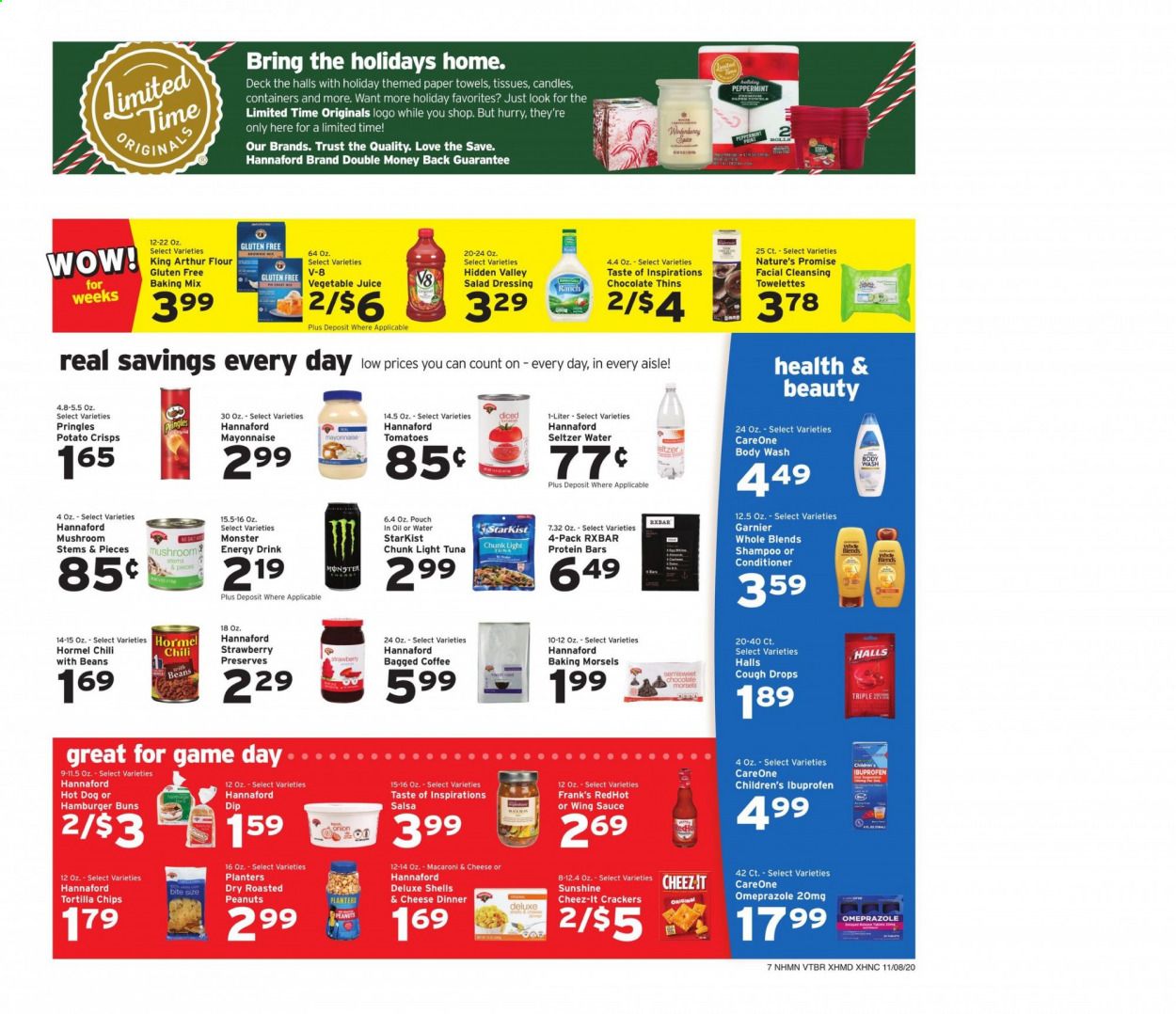 Hannaford (NH) Weekly Ad Flyer November 8 to November 14