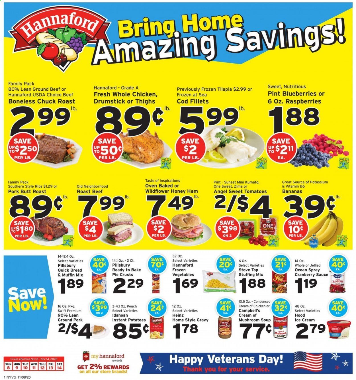 Hannaford (NY) Weekly Ad Flyer November 8 to November 14