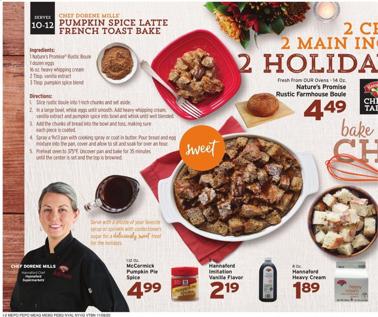 Hannaford (NY) Weekly Ad Flyer November 8 to November 14