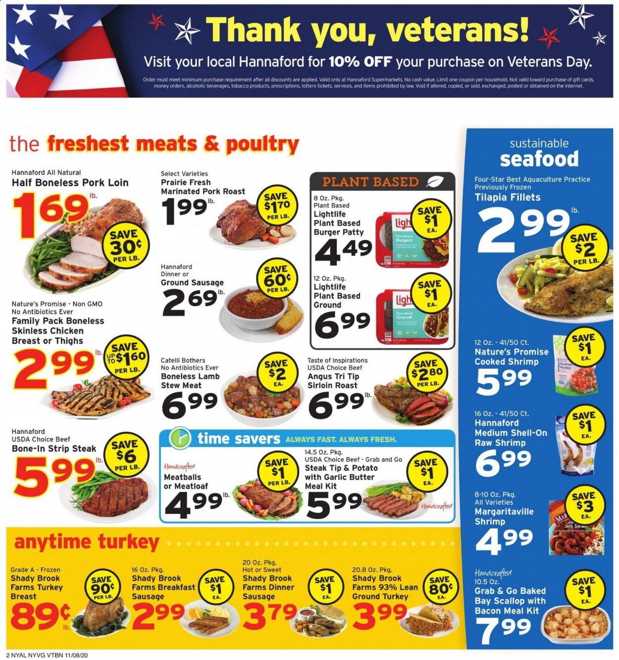 Hannaford (NY) Weekly Ad Flyer November 8 to November 14