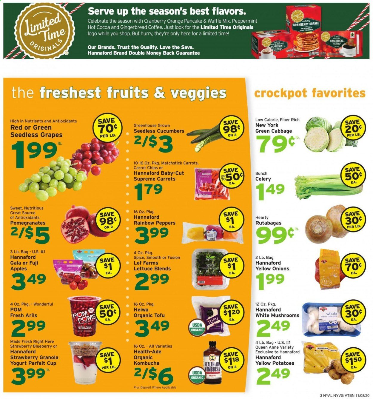 Hannaford (NY) Weekly Ad Flyer November 8 to November 14