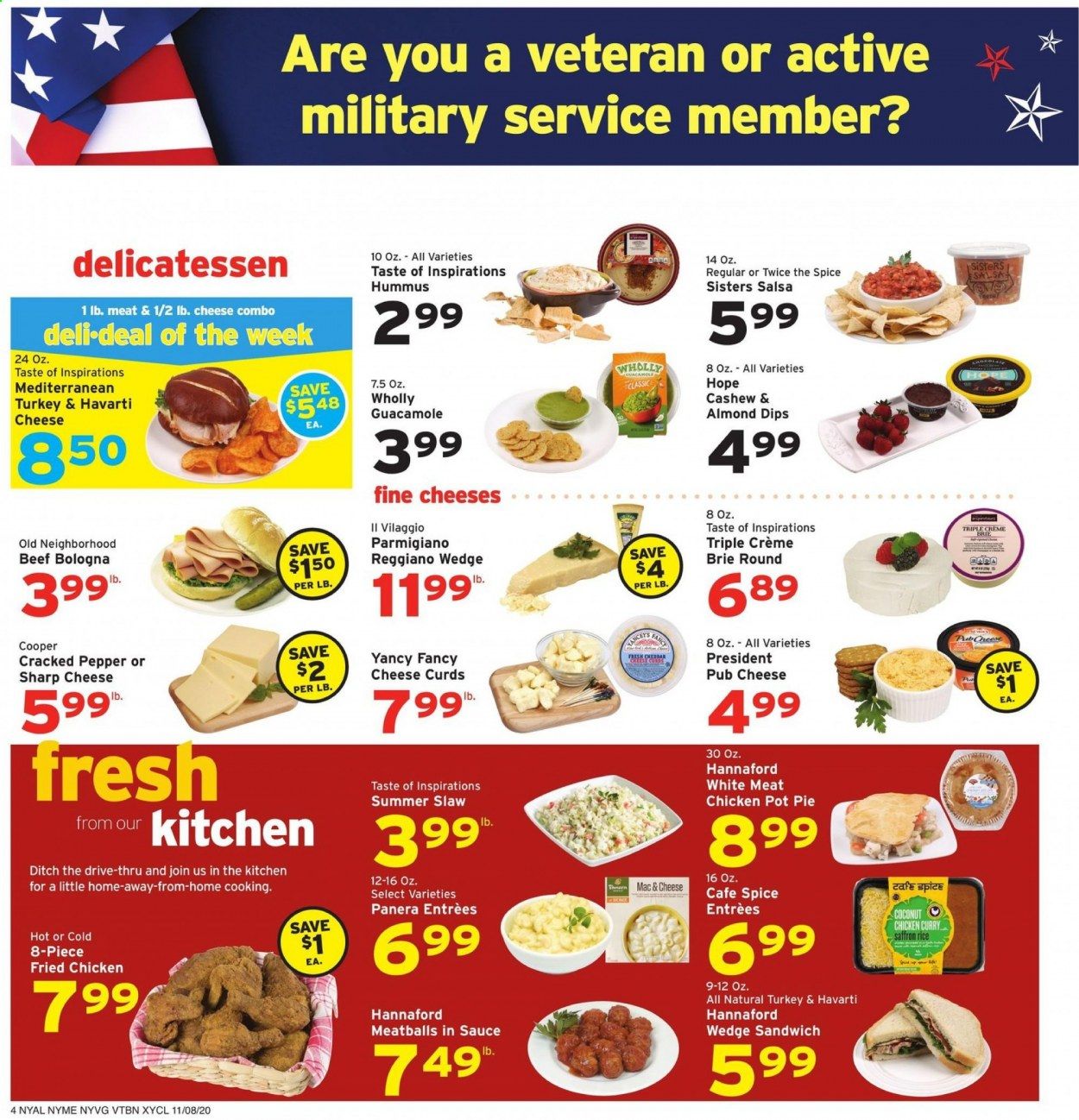 Hannaford (NY) Weekly Ad Flyer November 8 to November 14