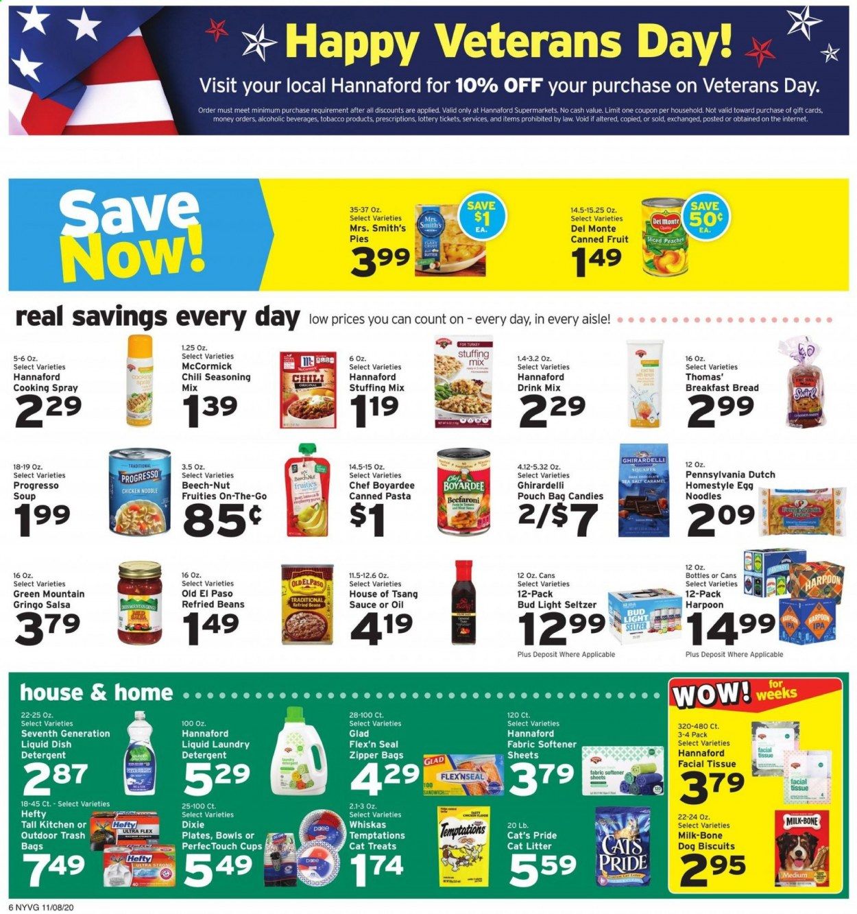 Hannaford (NY) Weekly Ad Flyer November 8 to November 14