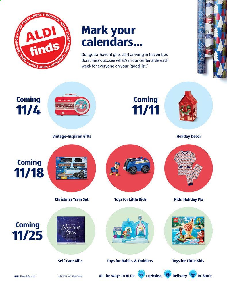 ALDI Weekly Ad Flyer November 4 to December 25