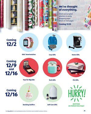 ALDI (FL, IL) Weekly Ad Flyer November 4 to December 25