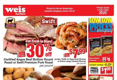 Weis Weekly Ad Flyer November 5 to December 3
