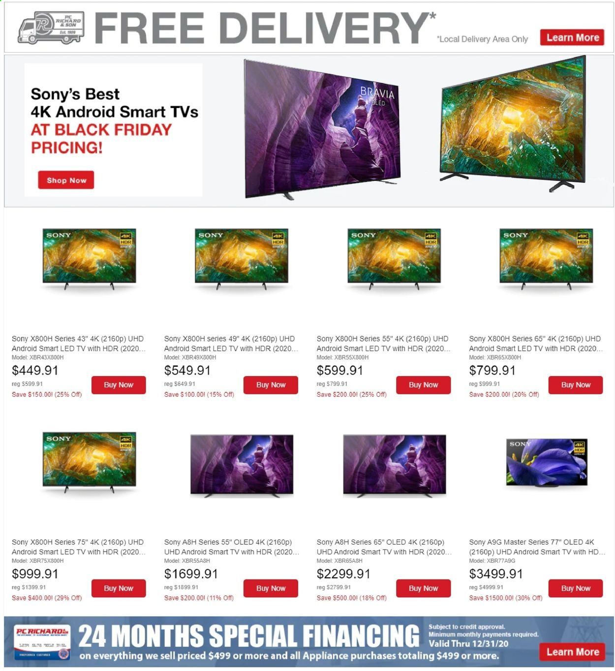 P.C. Richard & Son Weekly Ad Flyer November 2 to November 8